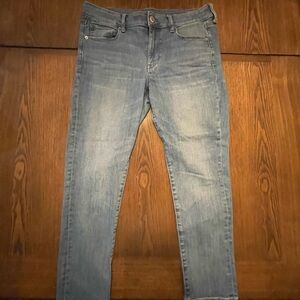 American Eagle Outfitters Sky Blue Ankle Jeans